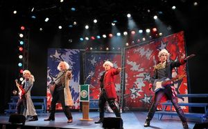 Jamie LaVerdiere, Abe Goldfarb, F. Michael Haynie, and Colin Campbell McAdoo Photo