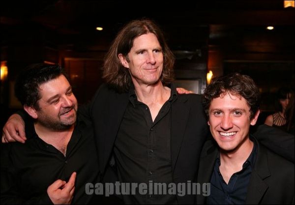Cast member Kevin Kearns, Director Wilson Milam and cast member Ian Alda Photo