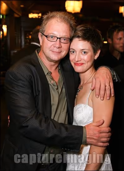 Jeff Perry (L) and daughter cast member Zoe Perry Photo