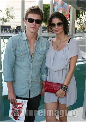 Xavier Samuel (L) and Shermine Sharivar  Photo