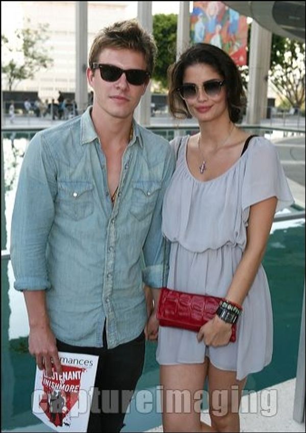 Xavier Samuel (L) and Shermine Sharivar  Photo