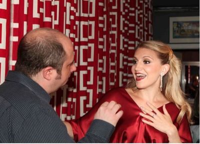 Annaleigh Ashford with Musical Director James Sampliner Photo