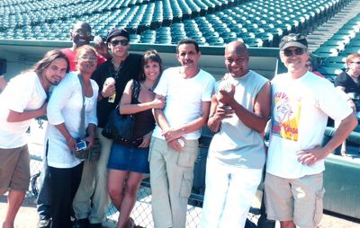 Members from Cuba's Teatro Buendia and Latino Theater Festival Curator and Cuban nati Photo