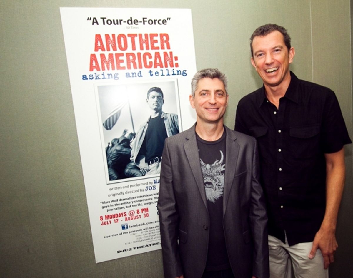 Marc Wolf and Alexander Fraser (Producer, Daryl Roth Productions) at 