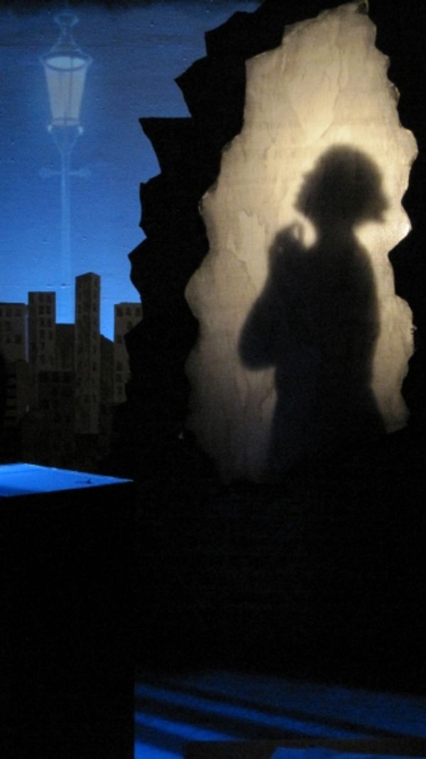 Jenn Goodson (behind screen) Photo