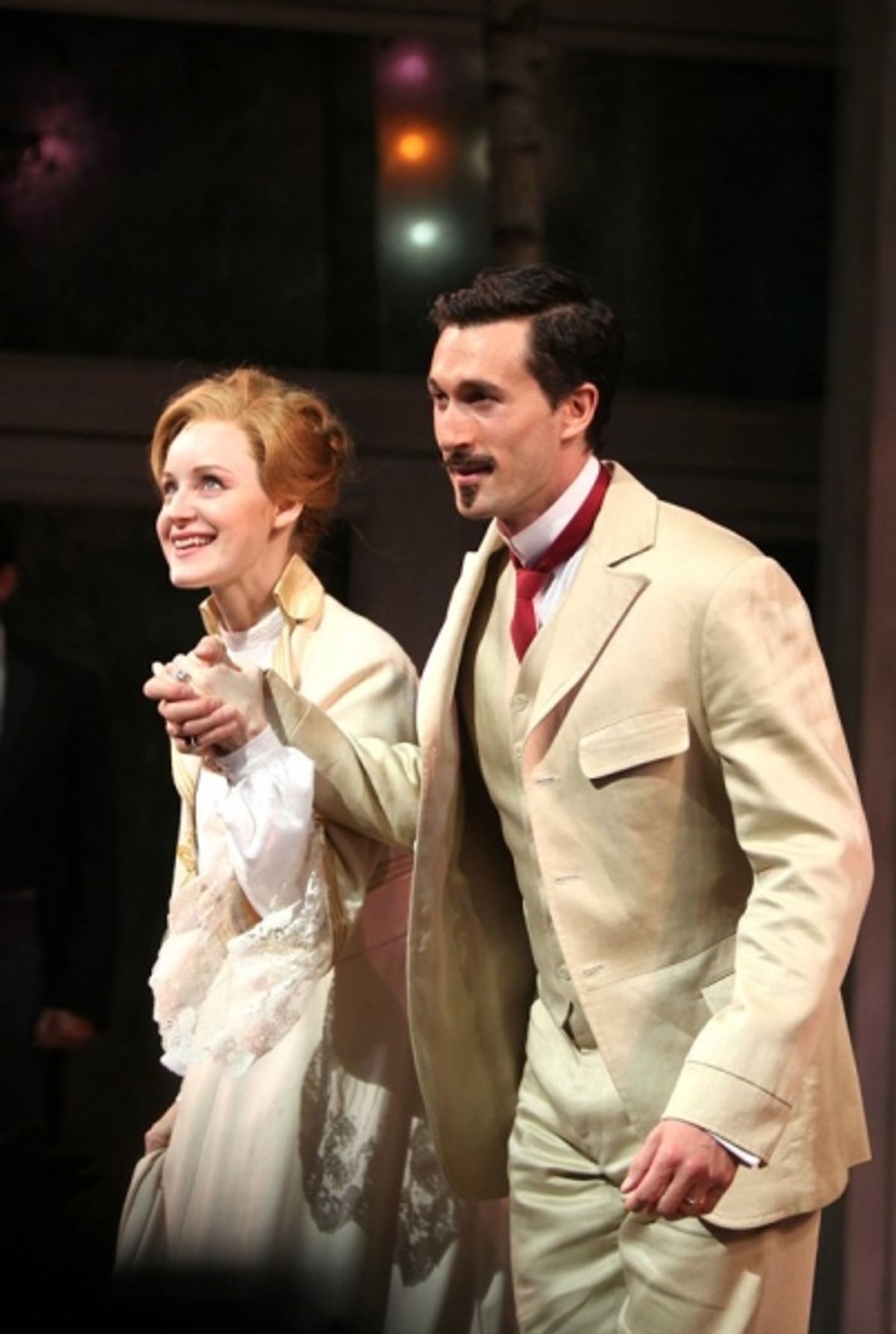 Erin Davie and Aaron Lazar at 