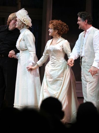 Elaine Stritch, Bernadette Peters and Alexander Hanson Photo
