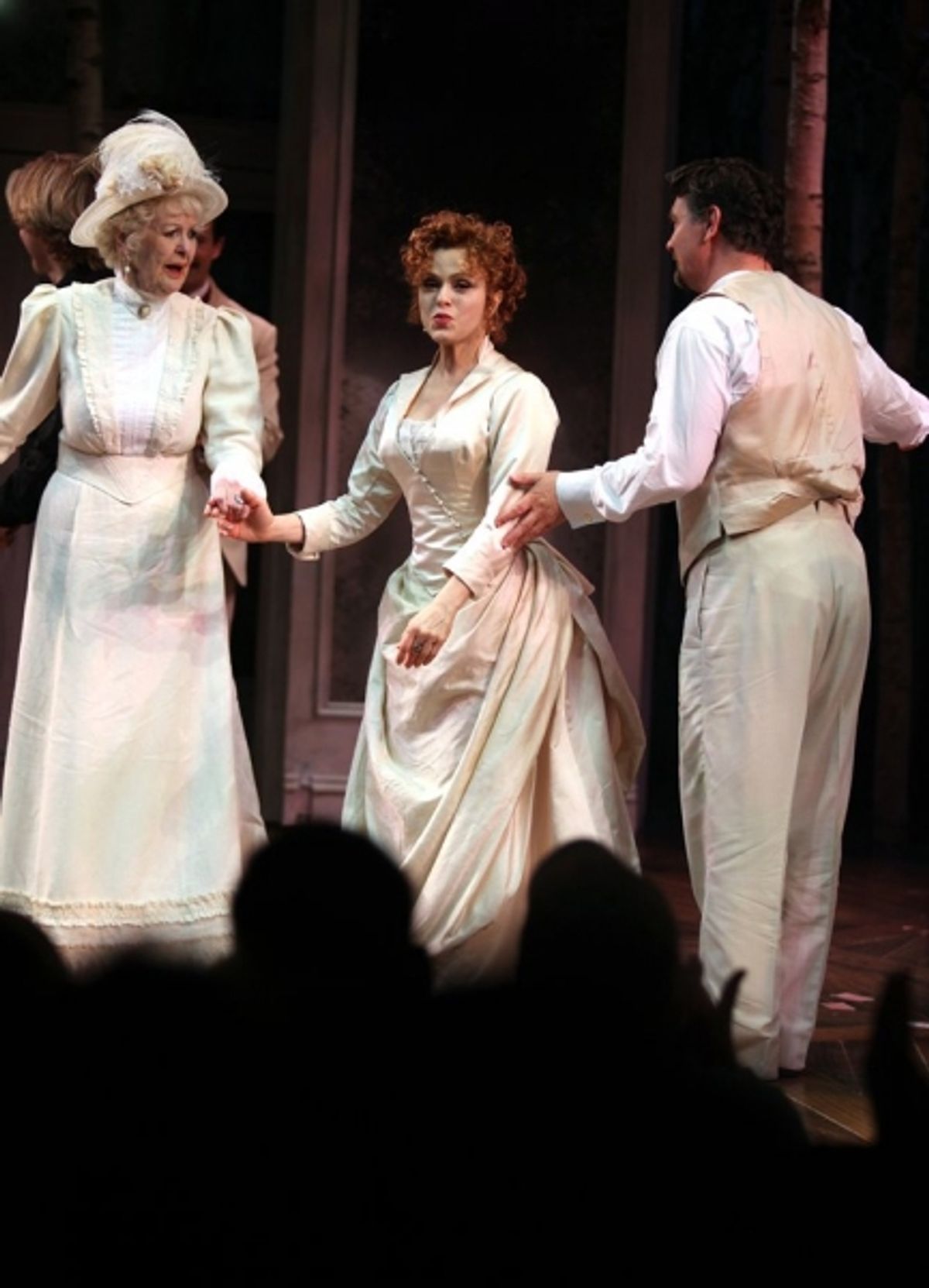 Elaine Stritch, Bernadette Peters and Alexander Hanson at 