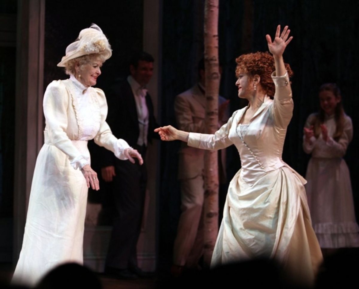 Elaine Stritch & Bernadette Peters at 
