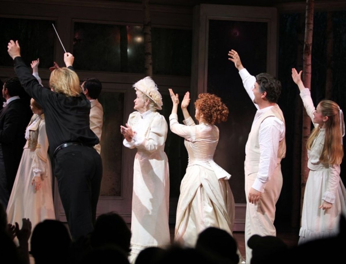 Elaine Stritch, Bernadette Peters and Alexander Hanson at 