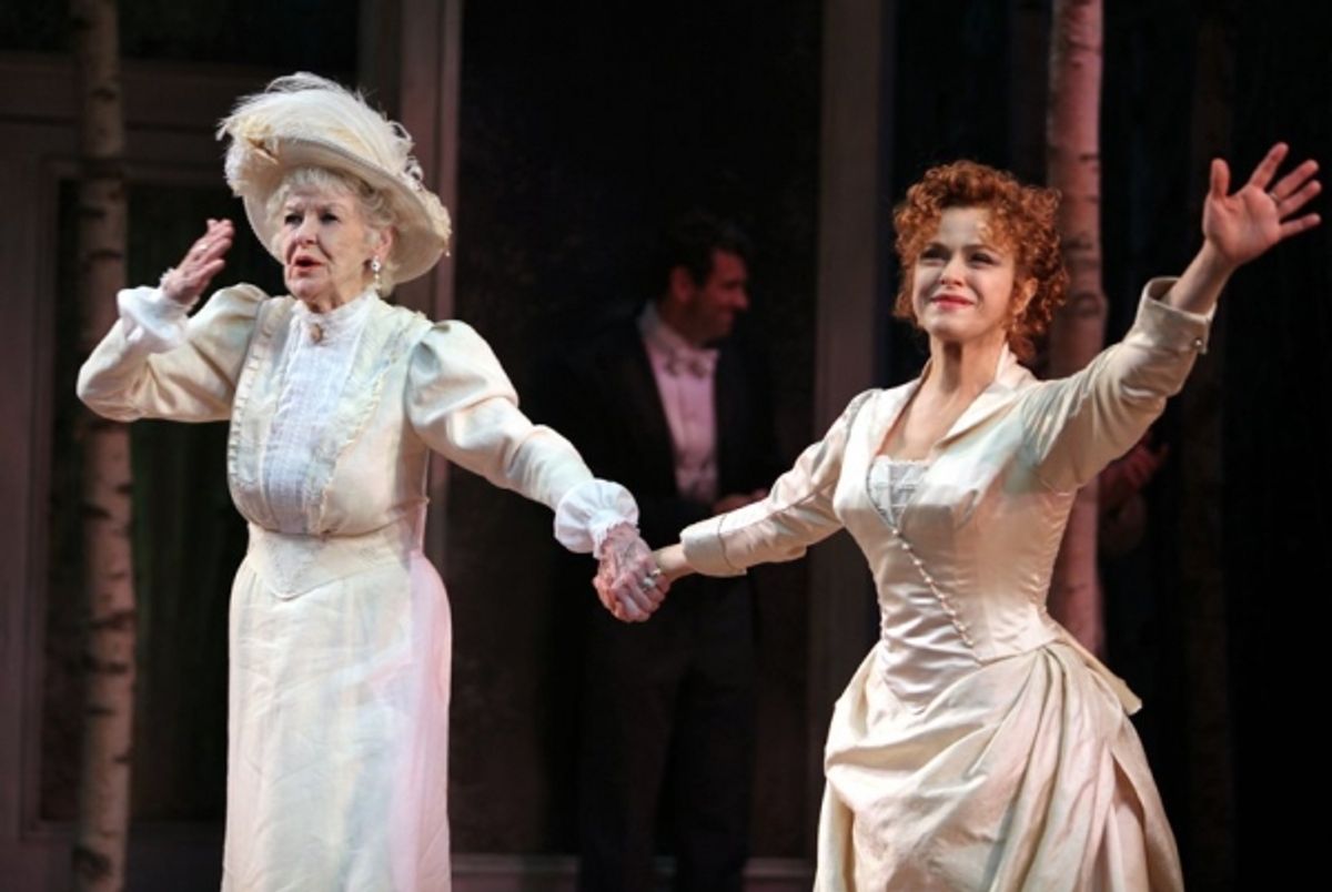 Elaine Stritch and Bernadette Peters at 