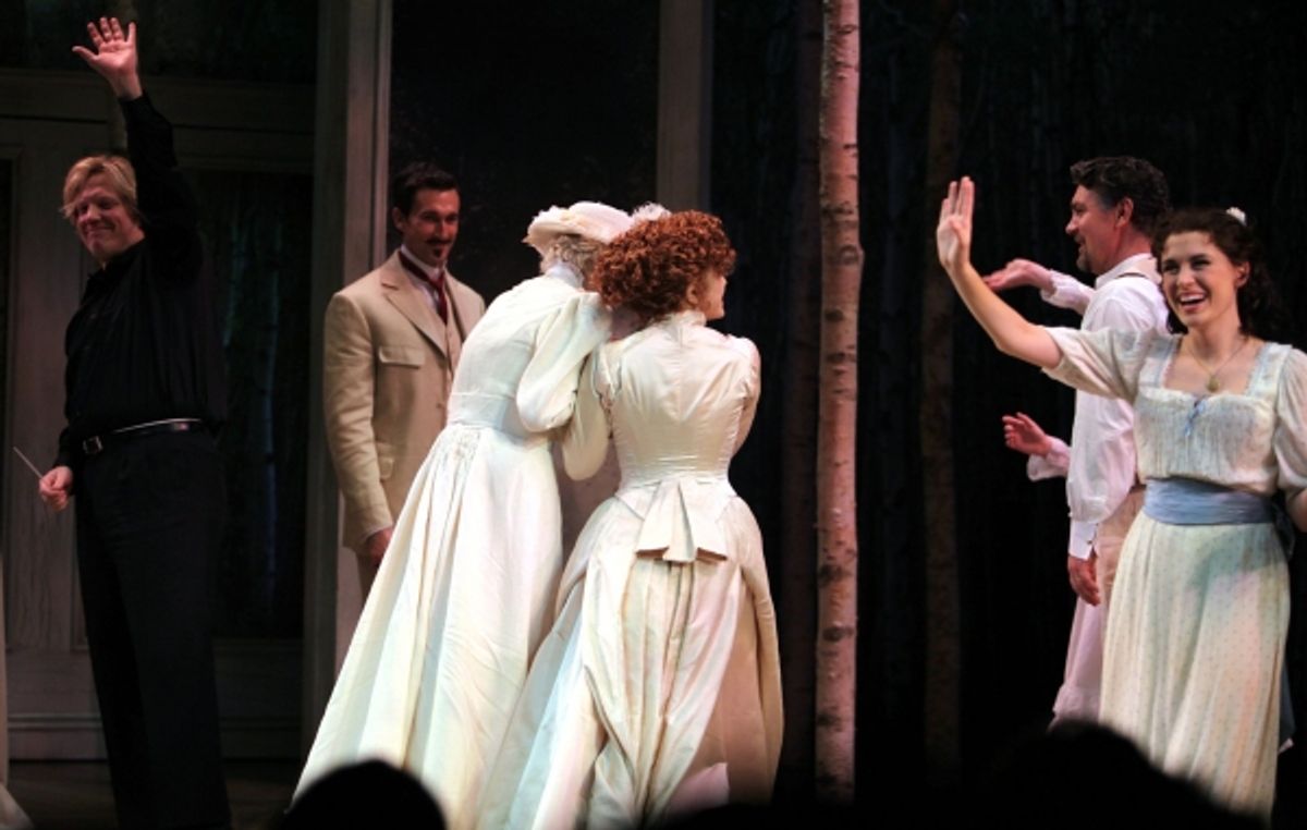 Elaine Stritch and Bernadette Peters at 