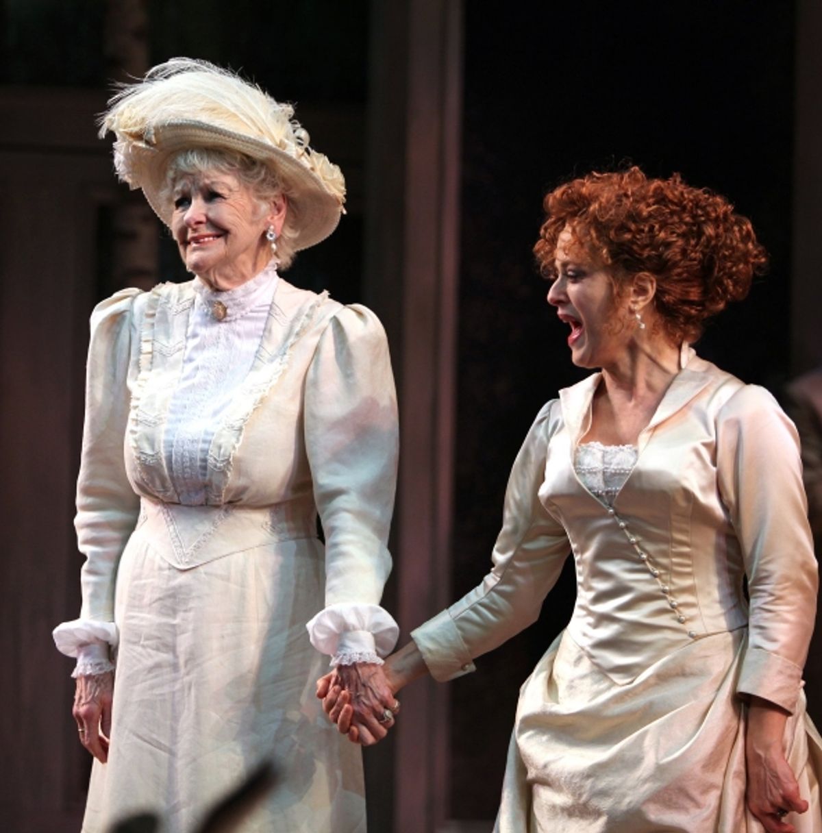 Elaine Stritch and Bernadette Peters at 