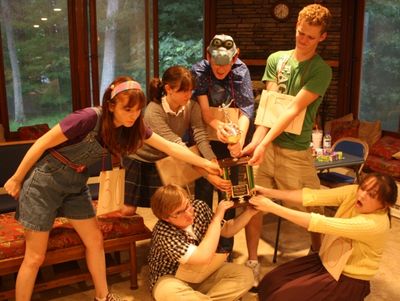 Sarra Forti, Nicole Cayer, Matt Hawley, Johnny Fullerton. Front Row: Corey Cadigan &  Photo