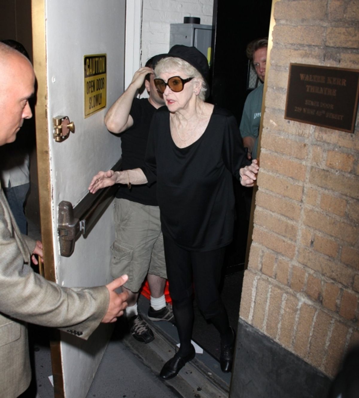 Elaine Stritch at Peters & Stritch Greet Fans at NIGHT MUSIC Stage Door