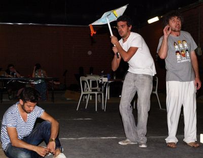 Borja Voces, Ãngel MuÃ±iz y Diego FalcÃ³n Photo