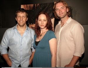 POWER BALLADZ Cast Scott Richard Foster, Mary Mossberg and Dieter Bierbrauer Photo