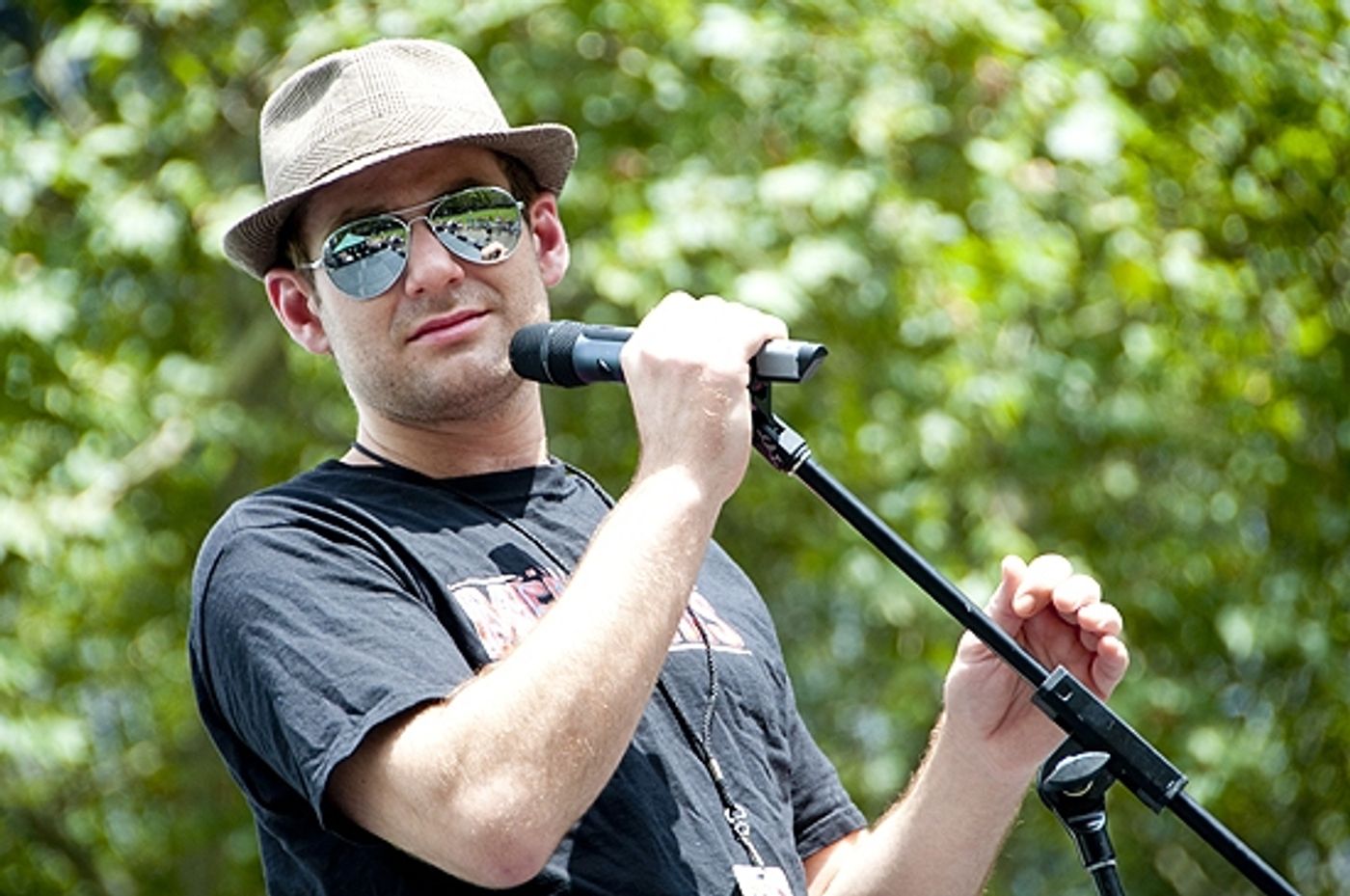 Photo Coverage: MEMPHIS, ELLIOT, PACIFIC and More Play Broadway in Bryant Park, July 15 Photo Coverage: MEMPHIS, ELLIOT, PACIFIC and More Play Broadway in Bryant Park, July 15 Image