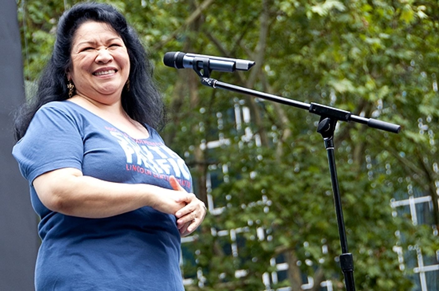 Photo Coverage: MEMPHIS, ELLIOT, PACIFIC and More Play Broadway in Bryant Park, July 15 Photo Coverage: MEMPHIS, ELLIOT, PACIFIC and More Play Broadway in Bryant Park, July 15 Image