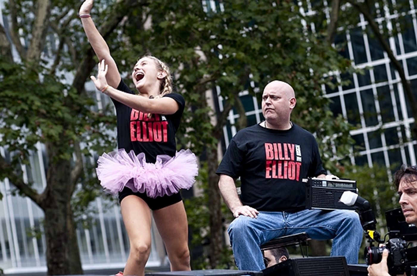 Photo Coverage: MEMPHIS, ELLIOT, PACIFIC and More Play Broadway in Bryant Park, July 15 Photo Coverage: MEMPHIS, ELLIOT, PACIFIC and More Play Broadway in Bryant Park, July 15 Image