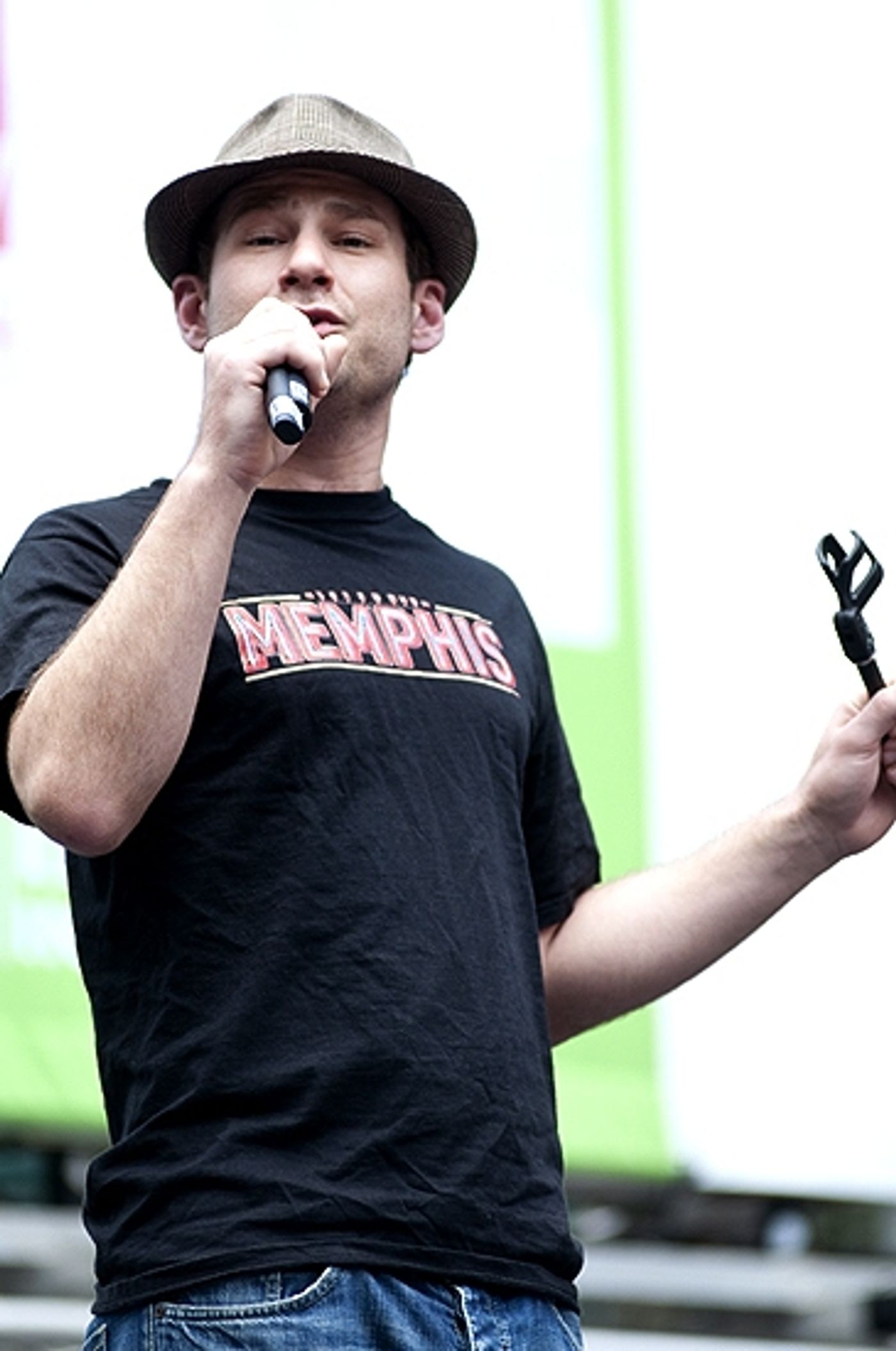 Photo Coverage: MEMPHIS, ELLIOT, PACIFIC and More Play Broadway in Bryant Park, July 15 Photo Coverage: MEMPHIS, ELLIOT, PACIFIC and More Play Broadway in Bryant Park, July 15 Image