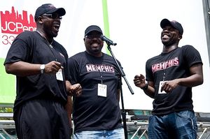 J. Bernard Calloway, James Monroe Iglehart & Rhett George (Memphis) Photo