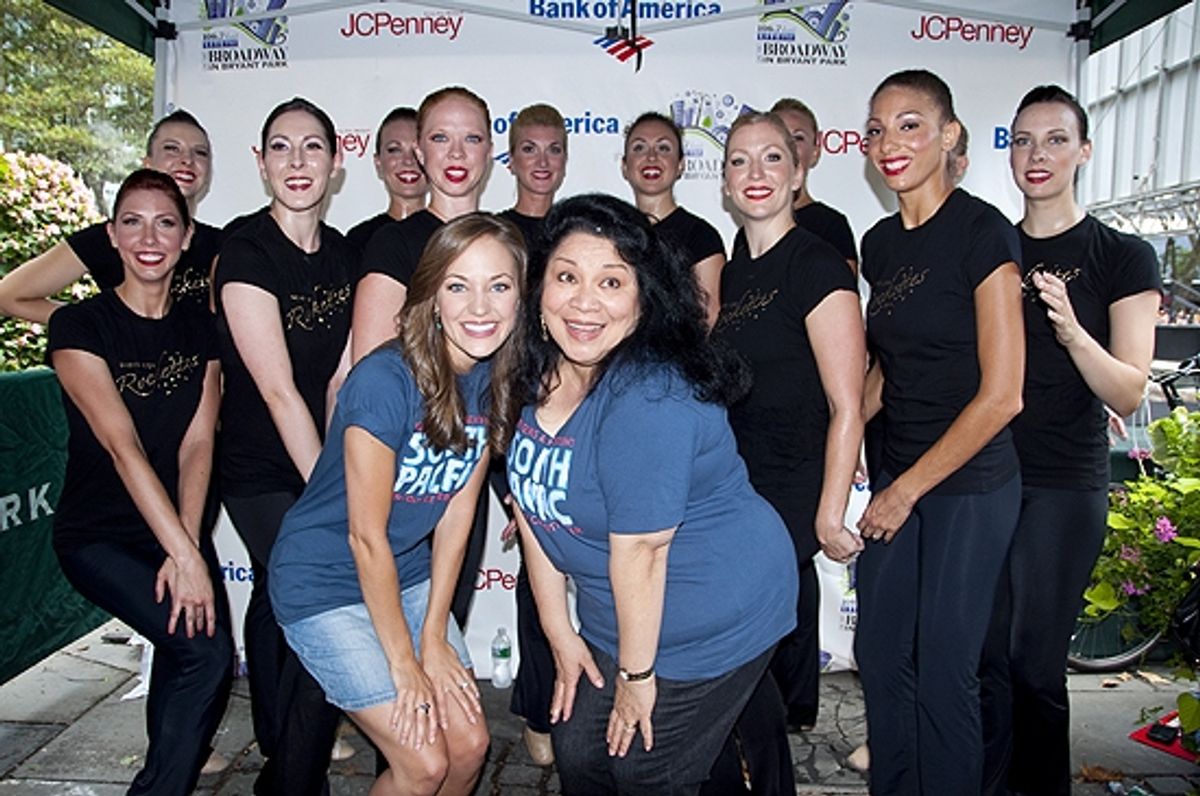Laura Osnes, Loretta Ables Sayre (South Pacific) & The Radio City Rockettes at 