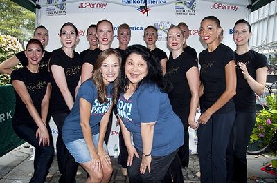 Laura Osnes, Loretta Ables Sayre (South Pacific) & The Radio City Rockettes Photo