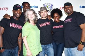 Chad Kimball and the cast of Memphis @ BroadwayWorld Chad Kimball and the cast of Memphis Photo