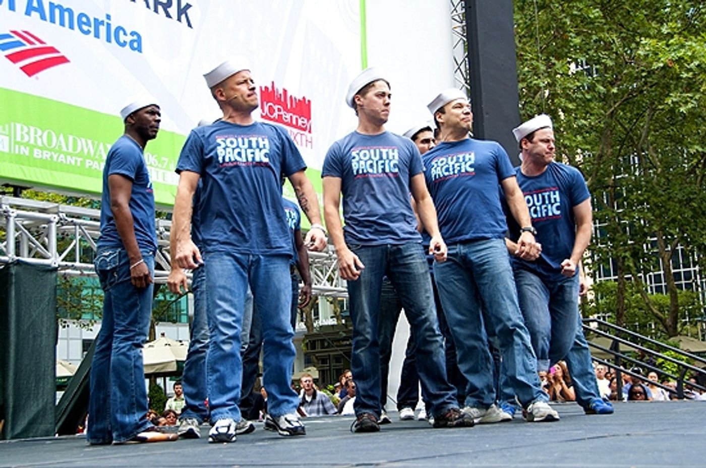Photo Coverage: MEMPHIS, ELLIOT, PACIFIC and More Play Broadway in Bryant Park, July 15 Photo Coverage: MEMPHIS, ELLIOT, PACIFIC and More Play Broadway in Bryant Park, July 15 Image