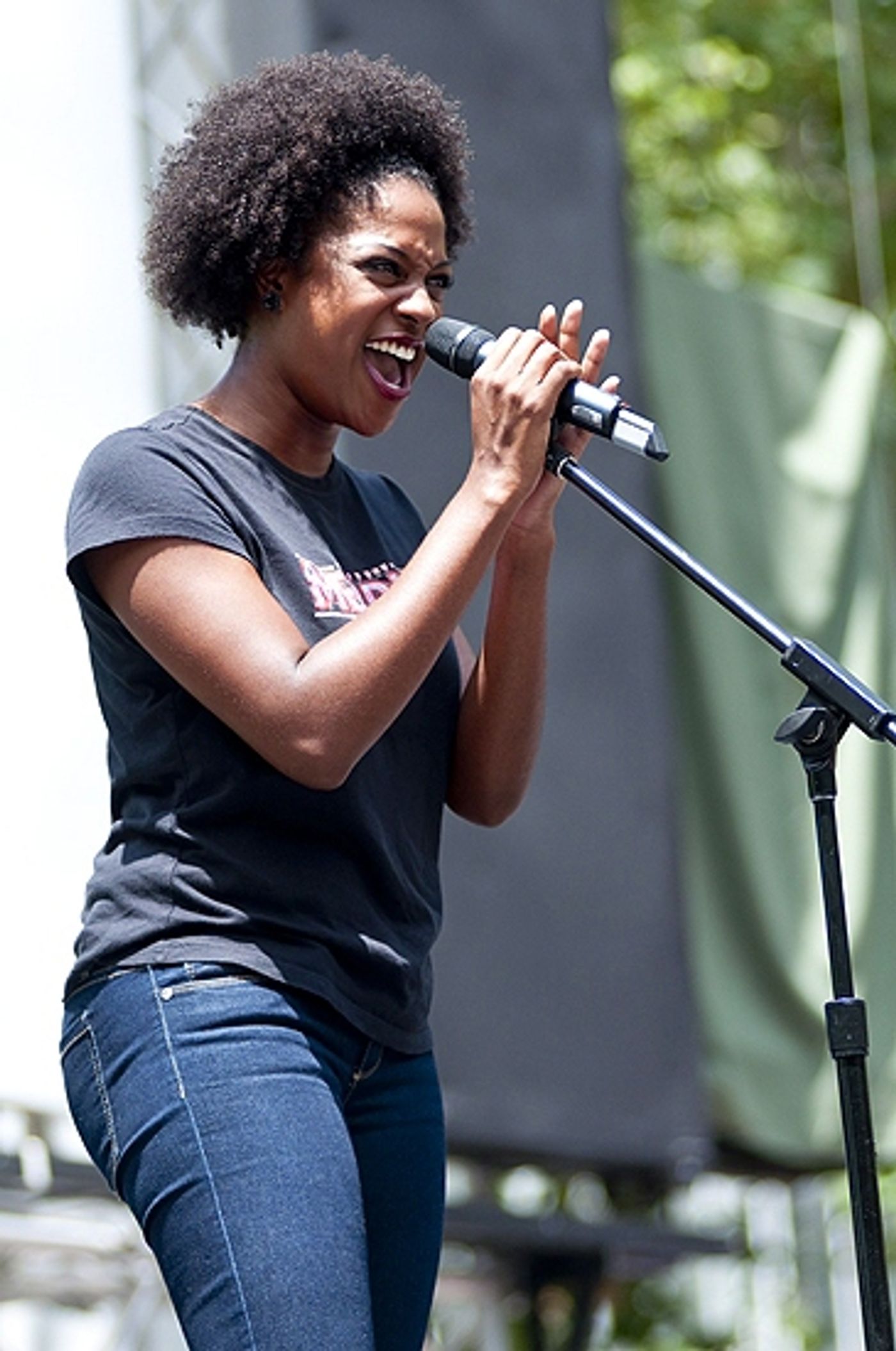 Photo Coverage: MEMPHIS, ELLIOT, PACIFIC and More Play Broadway in Bryant Park, July 15 Photo Coverage: MEMPHIS, ELLIOT, PACIFIC and More Play Broadway in Bryant Park, July 15 Image