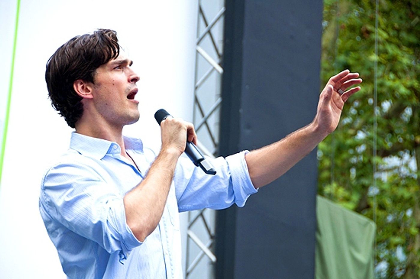 Photo Coverage: MEMPHIS, ELLIOT, PACIFIC and More Play Broadway in Bryant Park, July 15 Photo Coverage: MEMPHIS, ELLIOT, PACIFIC and More Play Broadway in Bryant Park, July 15 Image