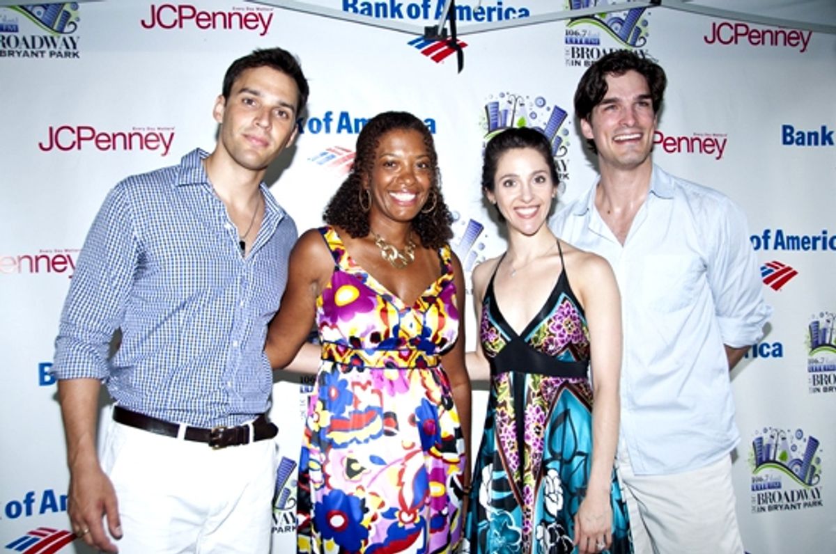 Ryan Silverman, Helen Little, Marni Raab & Paul A. Schaefer (Phantom of the Opera) at 