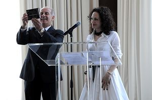 Joe Benincasa & Bebe Neuwirth @ BroadwayWorld Joe Benincasa & Bebe Neuwirth Photo