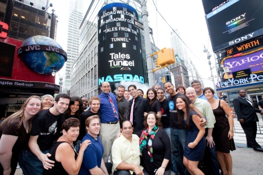 Photo Coverage: TALES FROM THE TUNNEL Cast Rings NASDAQ Closing Bell Image