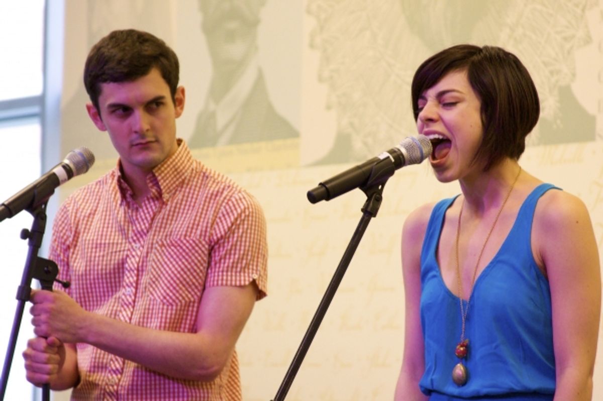 Wesley Taylor and Krysta Rodriguez at 