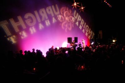 Jill Burke performs at Upright Cabaret/La Mirada Theatre Photo