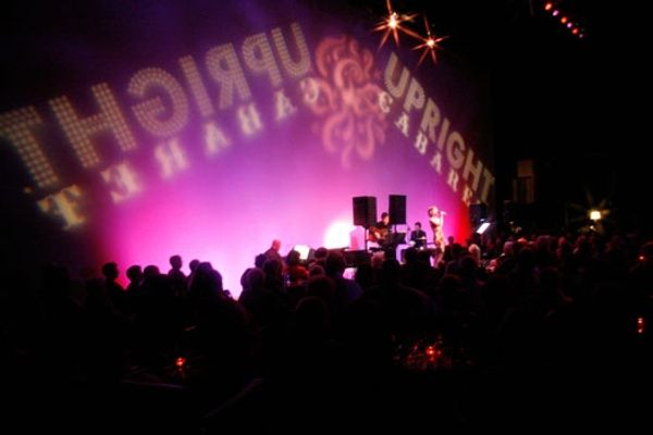 Jill Burke performs at Upright Cabaret/La Mirada Theatre Photo