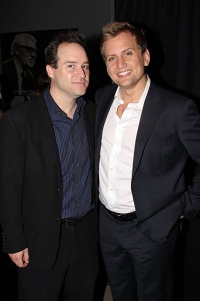 La Mirada Artistic Director Brian Kite and Upright Cabaret producer Chris Isaacson Photo