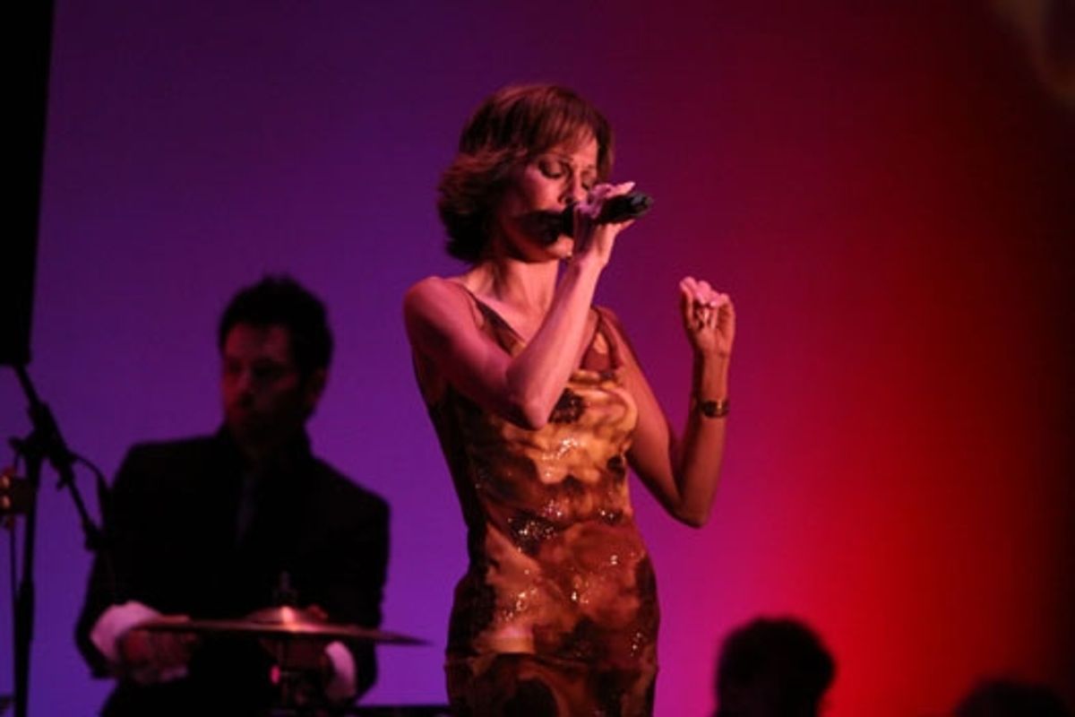 Jill Burke performs at Upright Cabaret/La Mirada Theatre at 