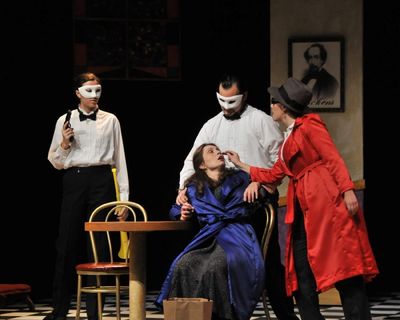 Thomasin Savaiano, Katherine Yacko, Heather Reid and Aaron Mann Photo
