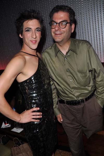 Marti Gould Cummings and Michael Musto Photo