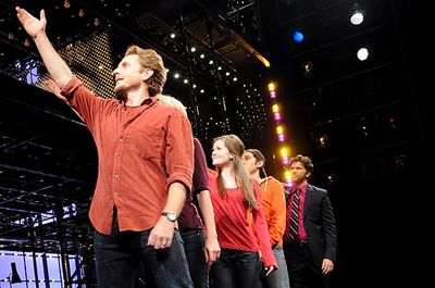 Jason Danieley, Marin Mazzie, Meghann Fahy, Adam Chanler-Berat & Louis Hobson Photo