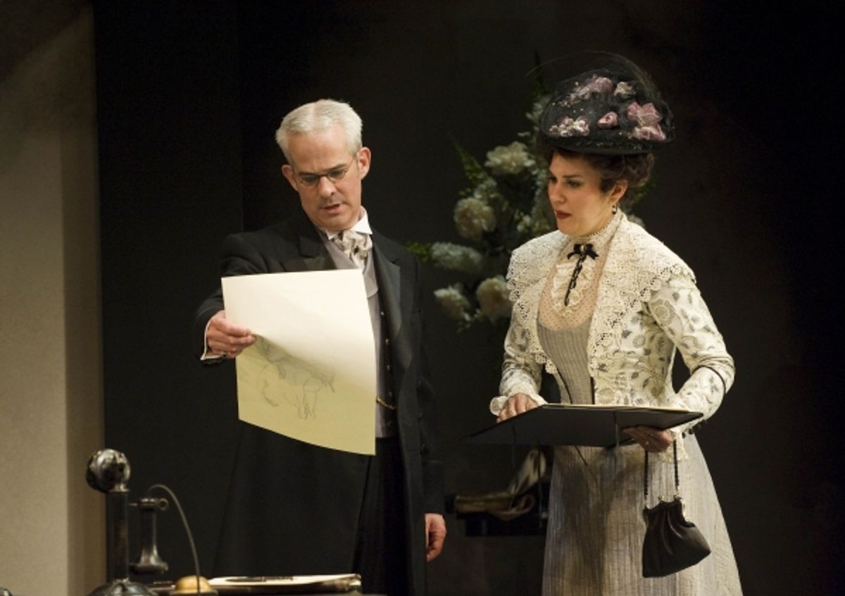 Patrick Galligan and Krista Colosimo in The Doctor's Dilemma at 