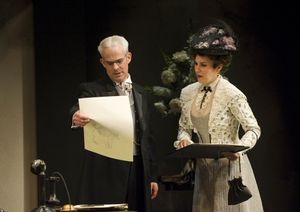 Patrick Galligan and Krista Colosimo in The Doctor's Dilemma Photo