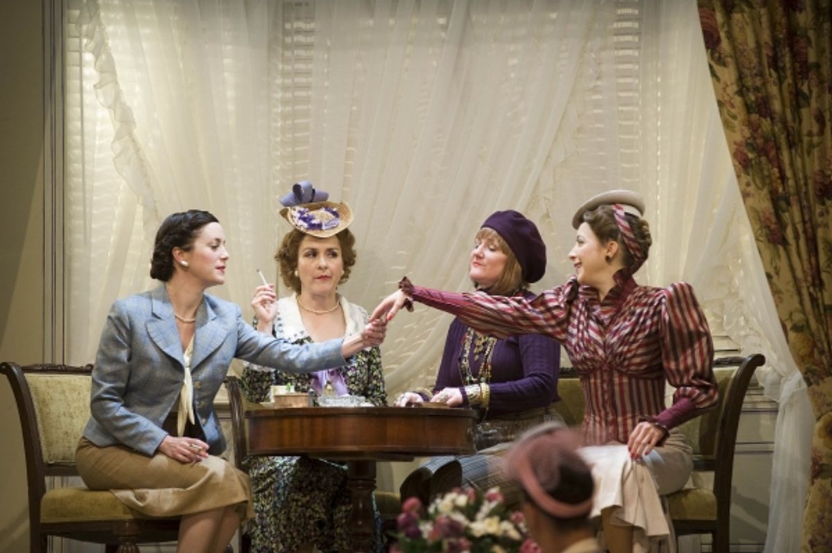 Jenny Young, Jenny L. Wright, Kelli Fox, and Deborah Hay in The Women at 