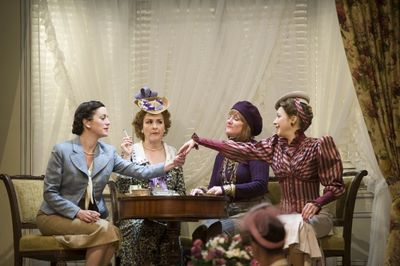 Jenny Young, Jenny L. Wright, Kelli Fox, and Deborah Hay in The Women Photo