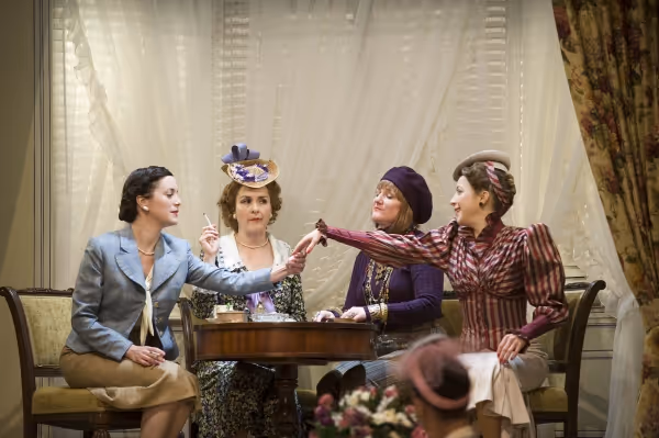 Jenny Young, Jenny L. Wright, Kelli Fox, and Deborah Hay in The Women Photo