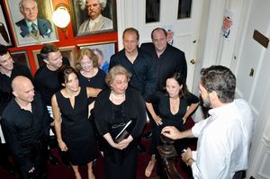 A.J. Shively, Michael Cerveris, Arnie Burton, Elena Shaddow, Charlotte Moore, Jayne H Photo