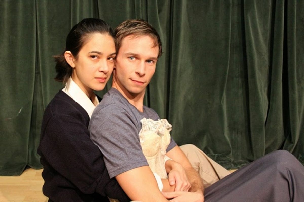 Rachael Hip-Flores and Hunter Gilmore at 